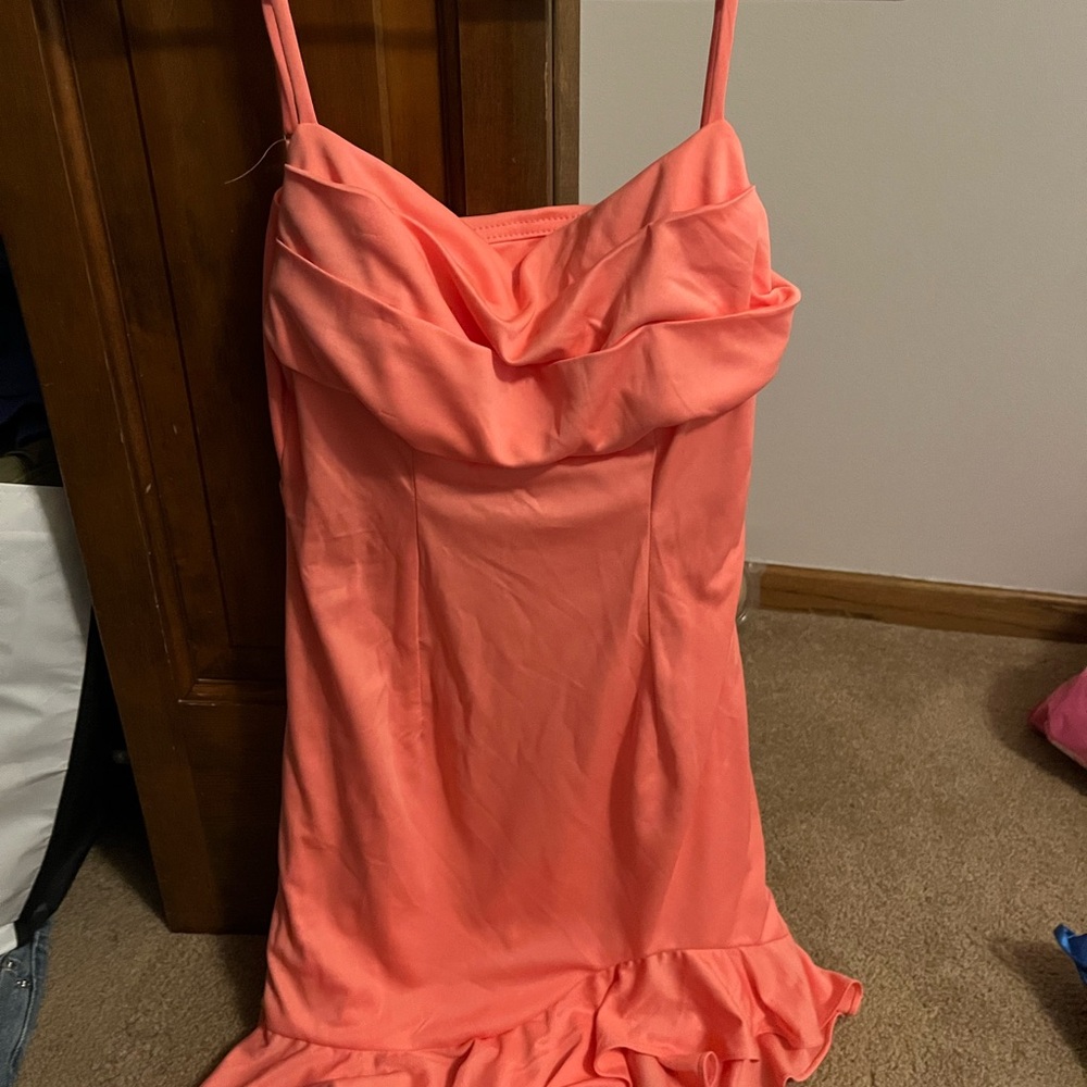 Amazon Coral Pink Women's Dress